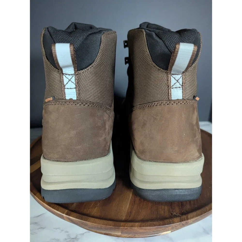 Carhartt FH5020 Men's Work Boots Brown Black Leather Lace Up Size 11.5 Rugged